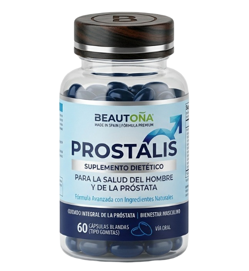 Bote de Prostalis — cápsulas para el bienestar masculino